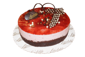 Moussetårta - Hallon