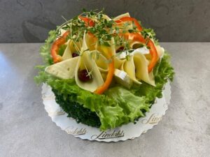 Vegetarisk smörgåstårta